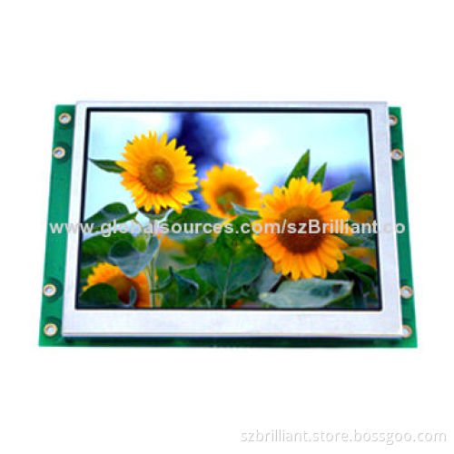 8-inch 800 x 600 dots TFT LCD modules, supports RS232 & 485, TTL, resistive touch panel